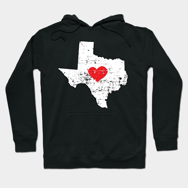 <3 Texas Gift or Souvenir T Shirt for Men Women and Kids Hoodie by HopeandHobby